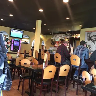 people sitting at tables