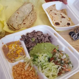 Simply incredible taco  shop food