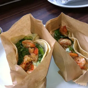 Prawn tacos... Amazing