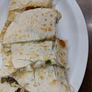 Garlic Mushroom Quesadilla