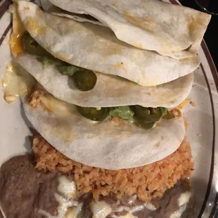 Chicken quesadillas