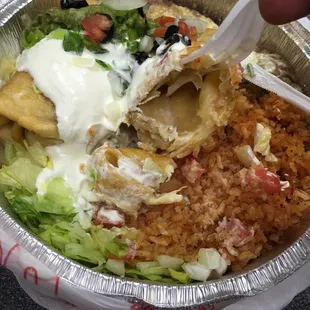 I don&apos;t think they understand what a chimichanga is. This is not it and you guys are far off. How are you still in business