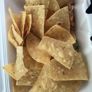 Restaurant made chips