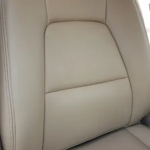 Like new. Recovered front seat