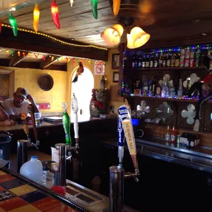 people sitting at a bar