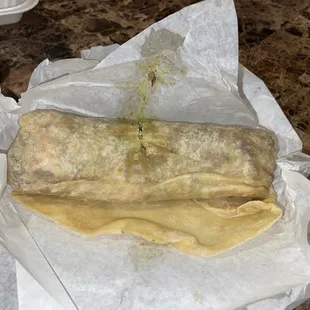 Carne asada burrito