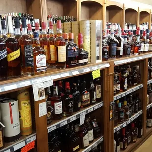 Bourbon and Whiskey Section