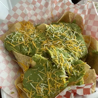 Chips W/ Guacamole And Cheese