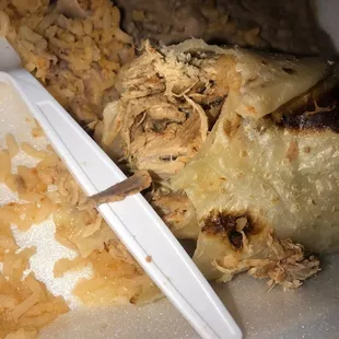 Bones in burrito