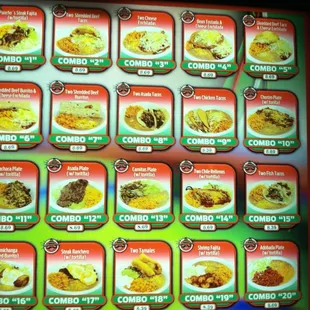 Pancho&apos;s combination plates