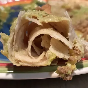 Empty Rolled taco