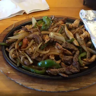 Lunch fajitas