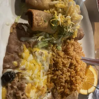 25. Taquitos Combo Plate