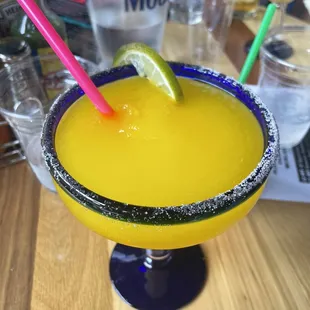 Frozen mango Margarita