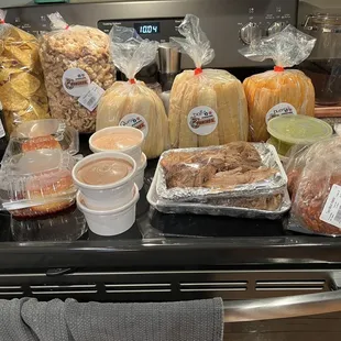 An assortment of Mexican delicacies from Ponchos Tacos