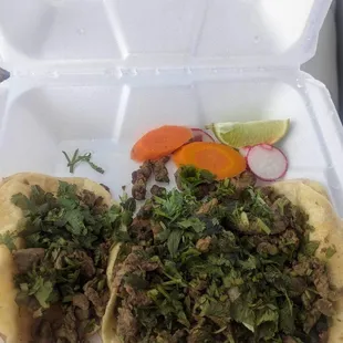 Steak tacos