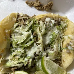 Beef tacos