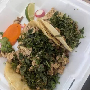 Chicken tacos
