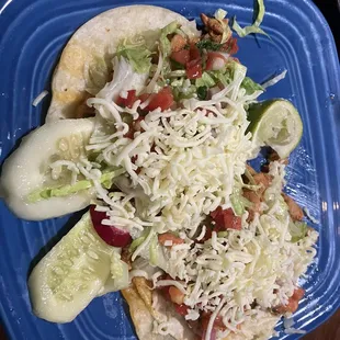 Chicken tacos supreme