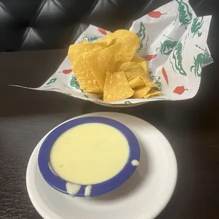 Cheese sauce to go with the chips. Standard, nothing special.