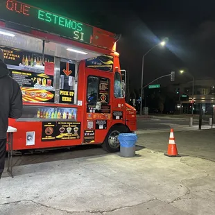 Where the taco truck is located