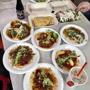 Mulitas, Tacos and Quesadillas. Dinner 6/18/2022