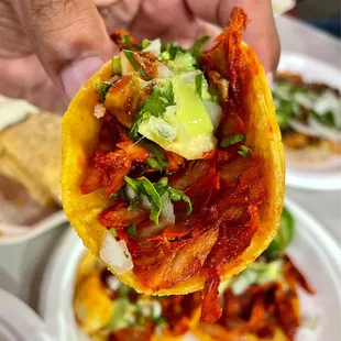 Al Pastor Taco. Dinner 6/18/2022