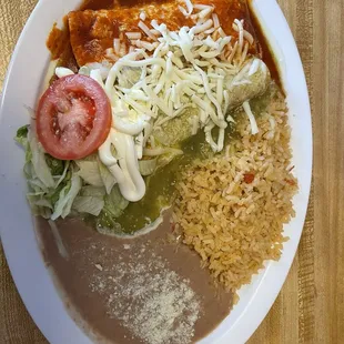 2 Pieces Enchiladas Lunch