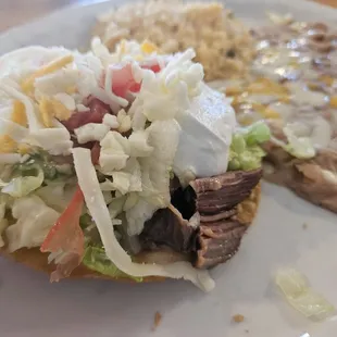 Tostada- pork