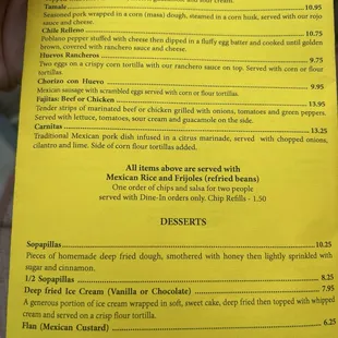 menu 2/22/25