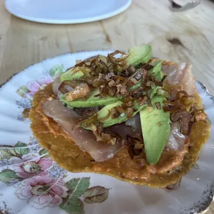 Tuna tostada... absolutely delicious!