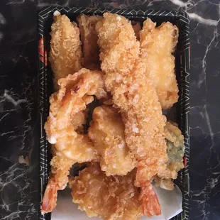 Shrimp &amp; veg tempura