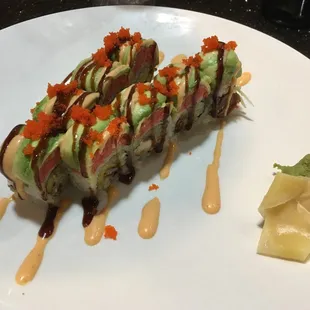 One of their special one off Rolls.  Nice presentation and great flavors.