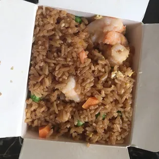 Shrimp fried rice
