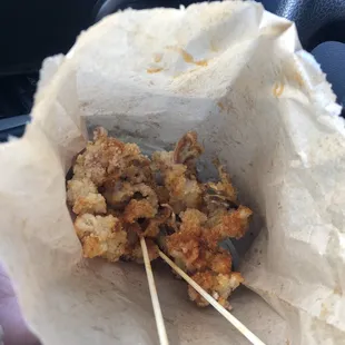 This is what you got for $7. It used to be 2/3 bag full.