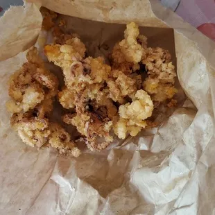 Little disapointed in the fried octopus, got 5 pieces for the 6 something they are charging. That is over price.