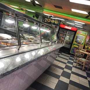 the inside of a restaurant