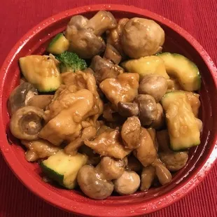 Mushroom chicken Bowl