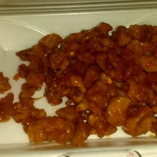 Sweet honey chicken I love it