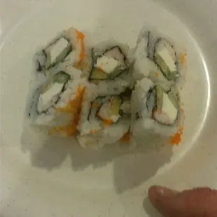 California roll looks delicious