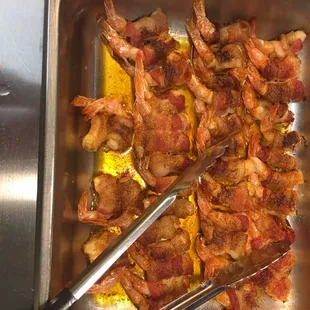 Bacon shrimp
