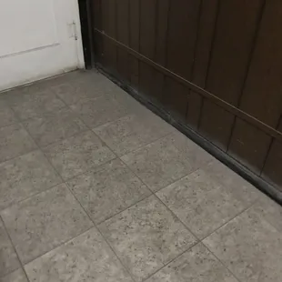 Wall &amp; floor of bathroom