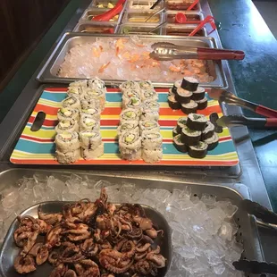 food, sushi and sashimi