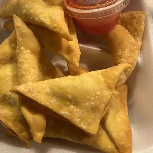Fried Crab Rangoon (8)
