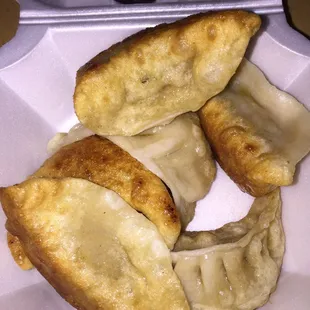 Fried meat dumplings