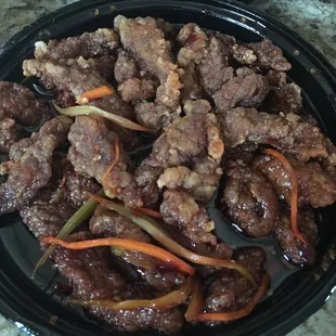 Hot crispy beef