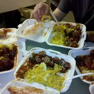 Two orange chickens, a General Tso&apos;s, and a sesame chicken. Can you tell which one is which?