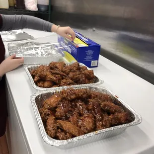 Panda cafe Special cut Wing- Honey BBQ wings