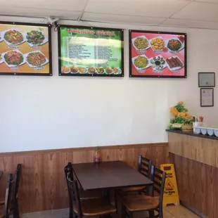 the interior of a restaurant