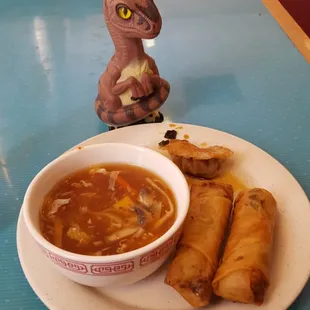 Bob the Raptor Says "I really like Egg Roll Prey."